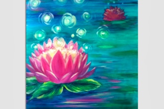 Paint Nite: Lotus Firefly Glow